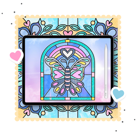 NEW! Stained Glass Art in Procreate
