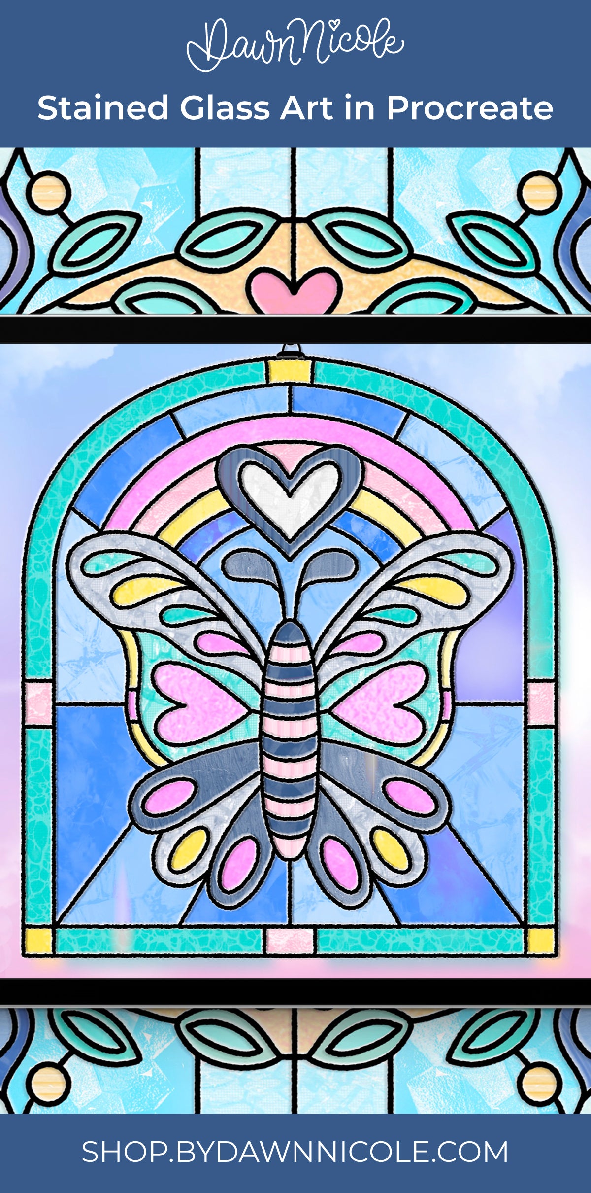 Stained Glass Art in Procreate - ON SALE!