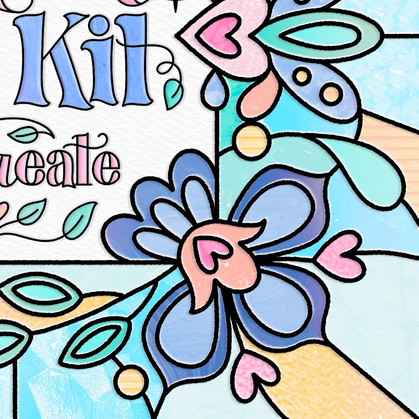 Stained Glass Brush Kit for Procreate