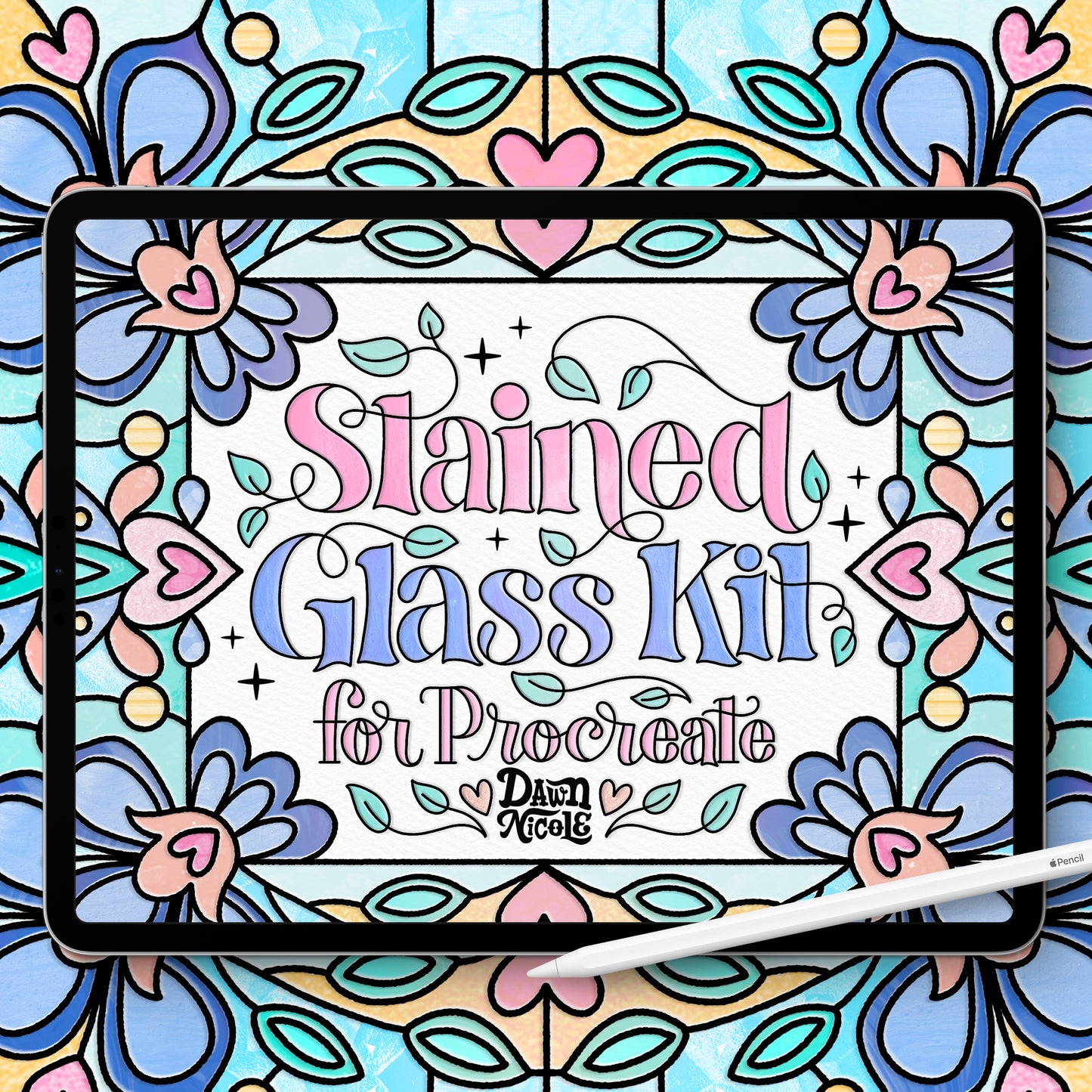 Stained Glass Brush Kit for Procreate