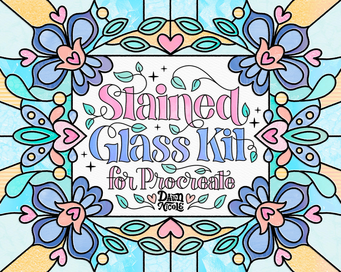 Stained Glass Brush Kit for Procreate