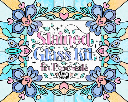 NEW! Stained Glass Brush Kit for Procreate