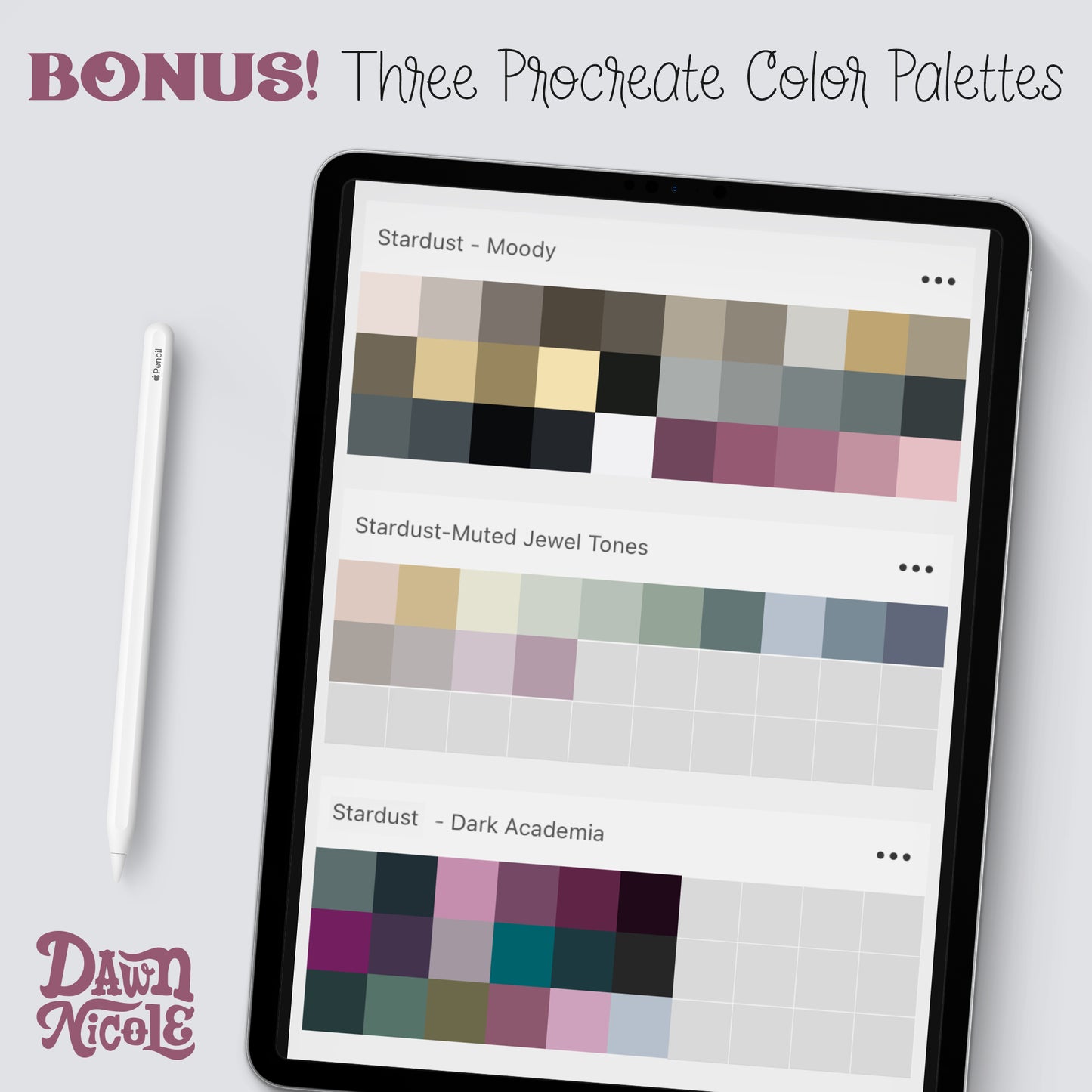 Stardust Stamp + Brush Kit for Procreate