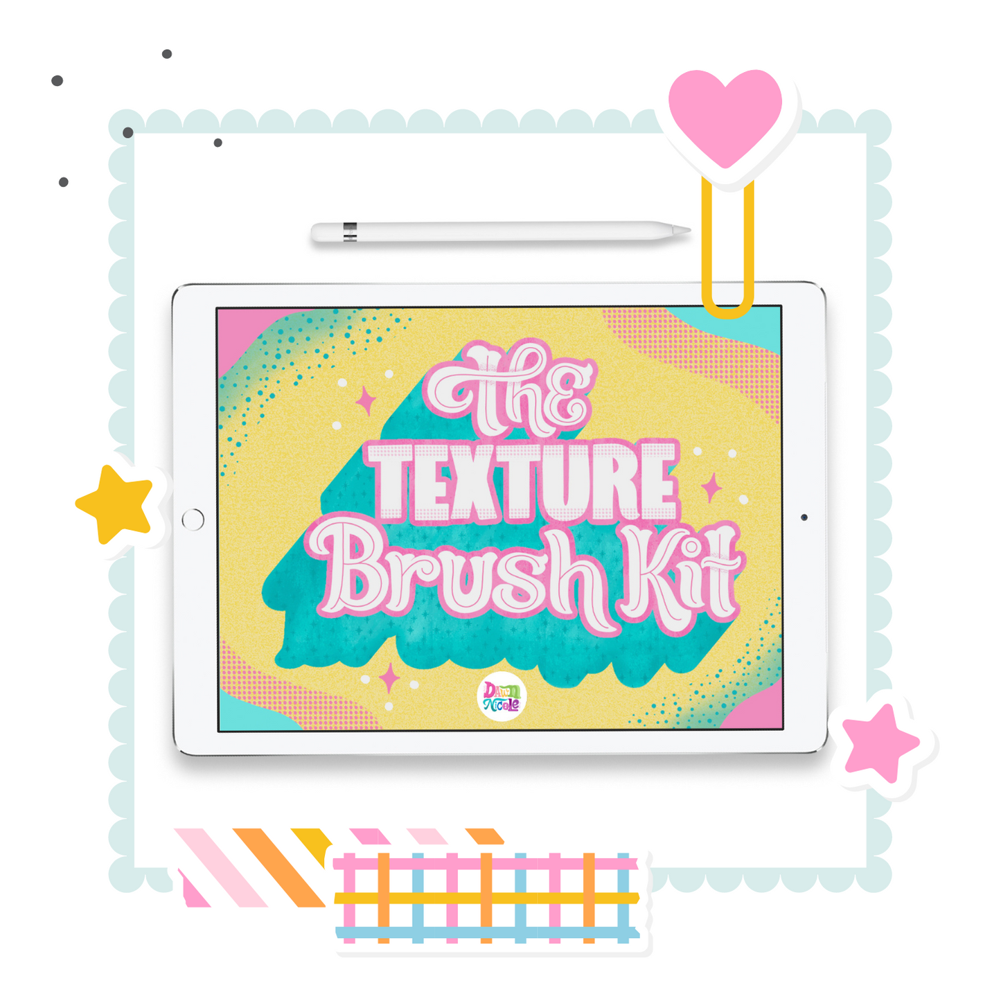 The Texture Brush Kit for Procreate