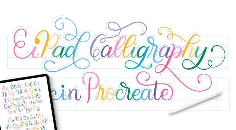 NEW! iPad Calligraphy in Procreate