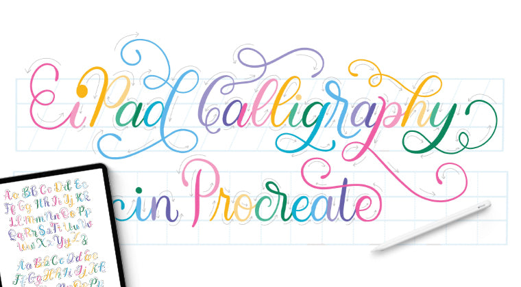 iPad Calligraphy in Procreate - ON SALE!