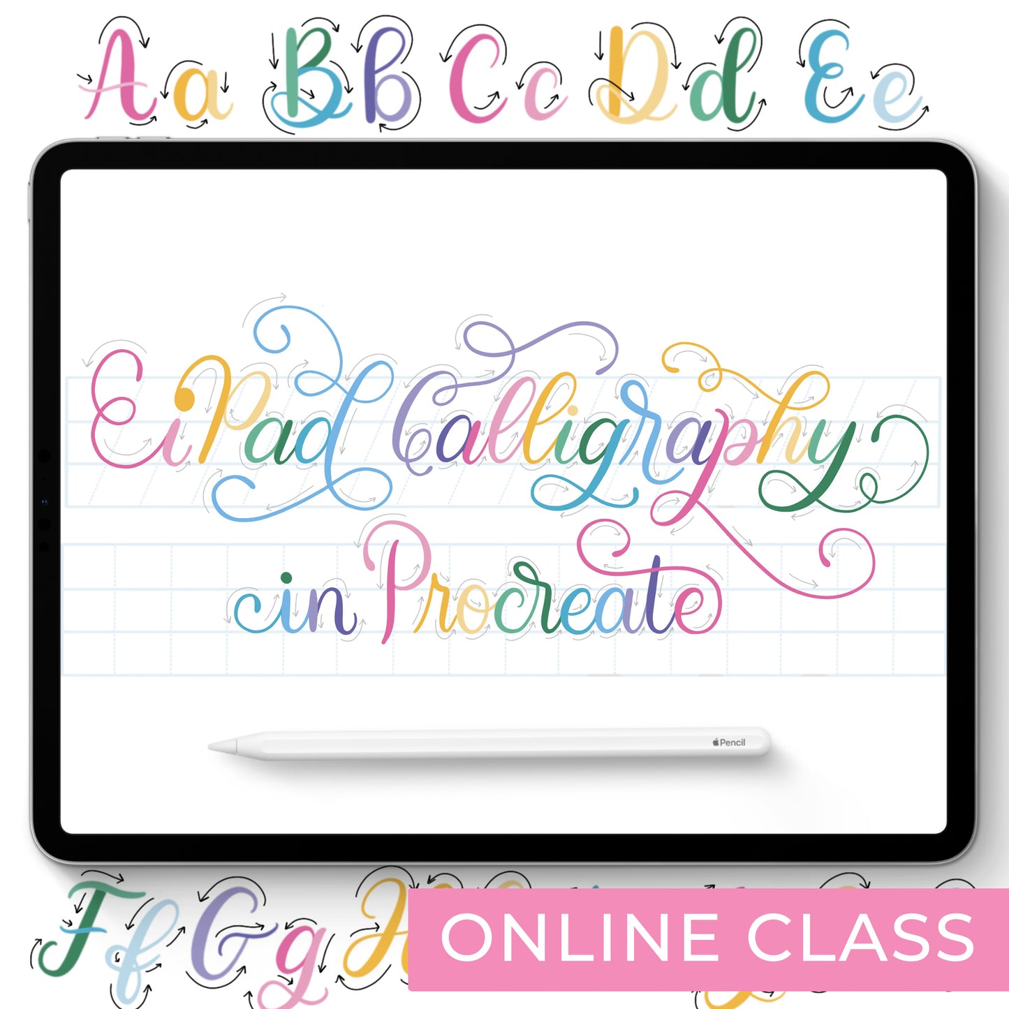 iPad Calligraphy in Procreate - ON SALE!