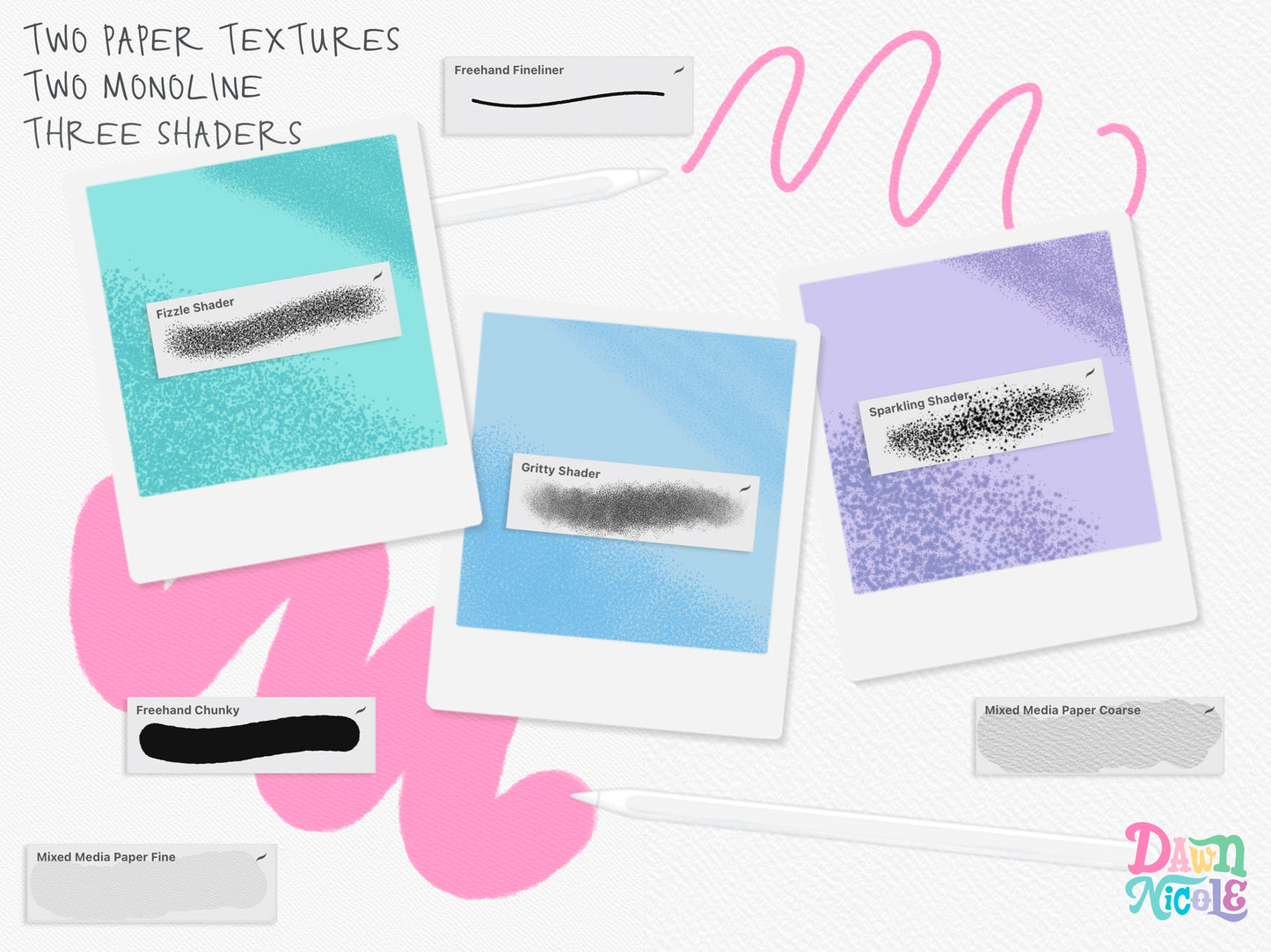 Artsy Aesthetic Brush Kit for Procreate