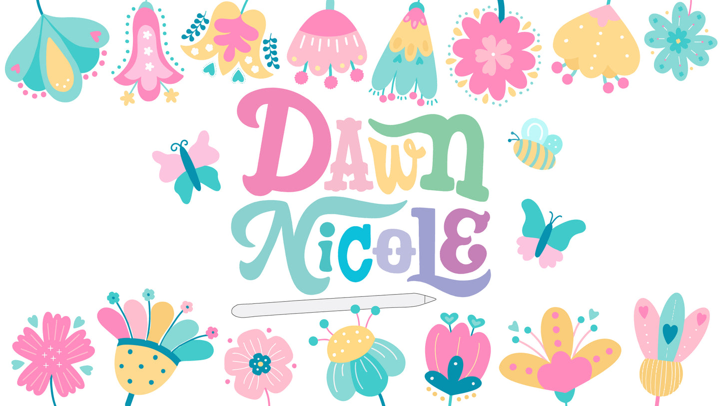Modern Folk Art Stamp Kit for Procreate