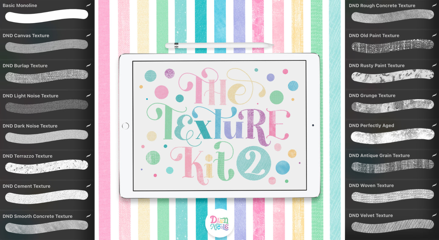 The Texture Kit 2 for Procreate