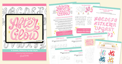 AfterGlow Lettering Style Workbook