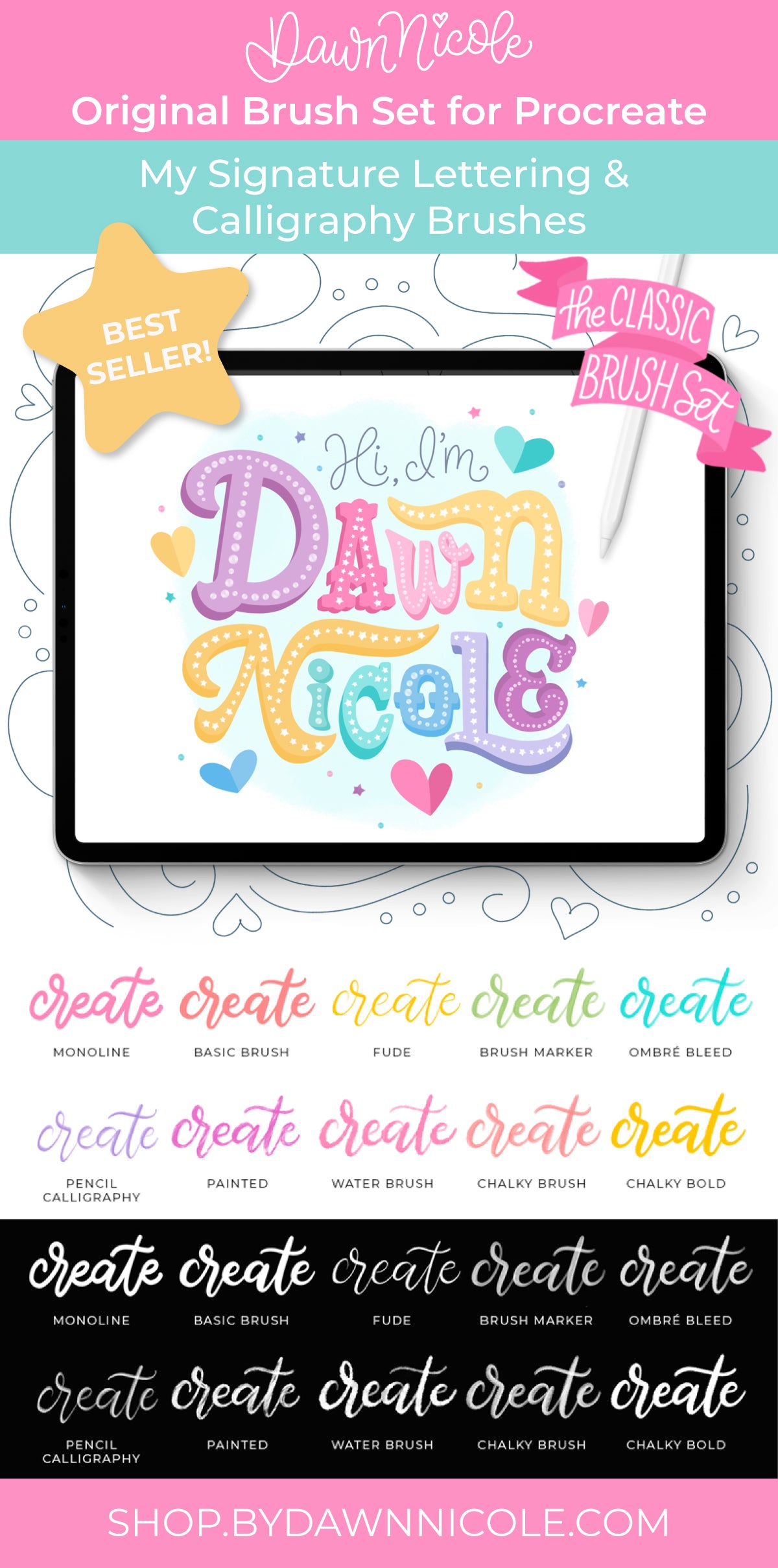 Dawn Nicole Original Procreate Brushes
