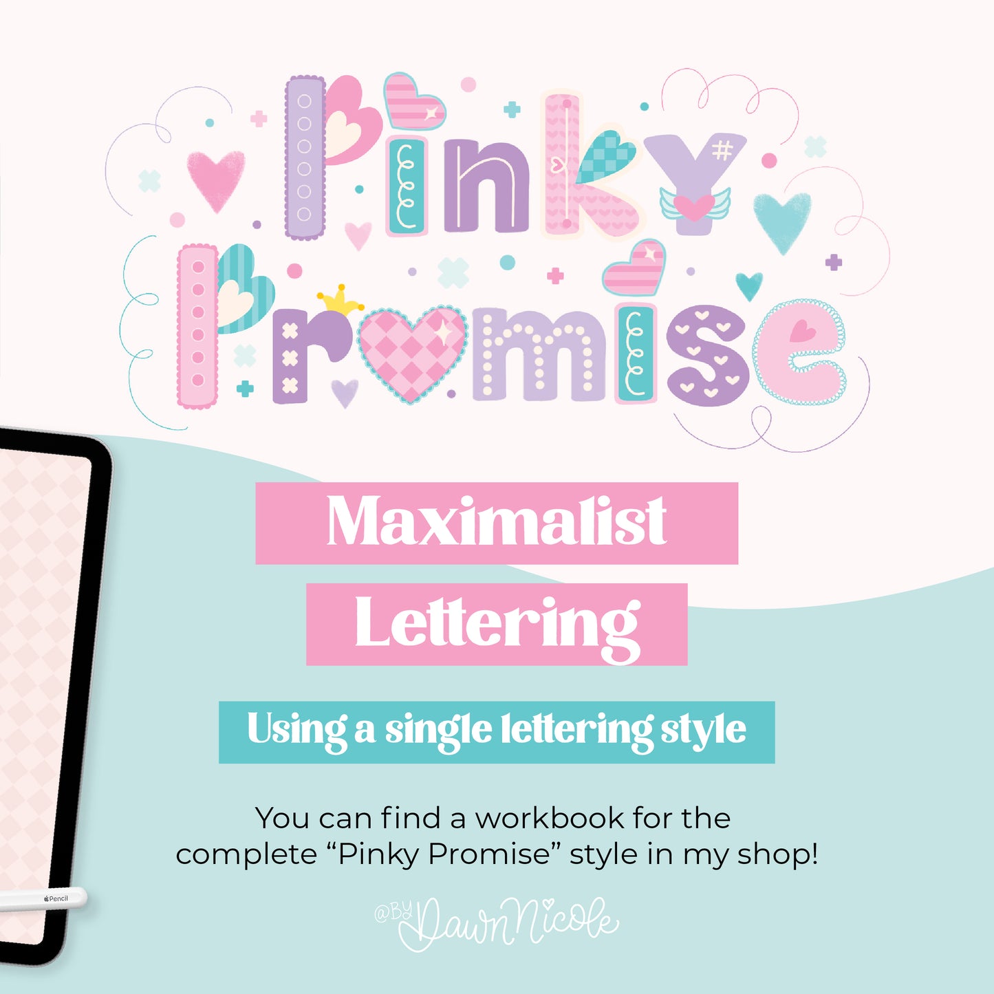 NEW! Maximalist Lettering Kit for Procreate