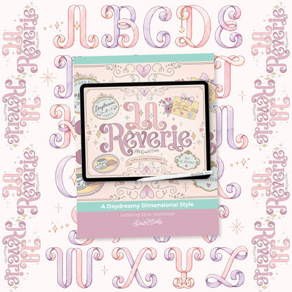 NEW! La Rêverie Lettering Style Workbook