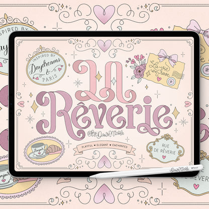 NEW! La Rêverie Lettering Style Workbook