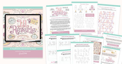 NEW! La Rêverie Lettering Style Workbook
