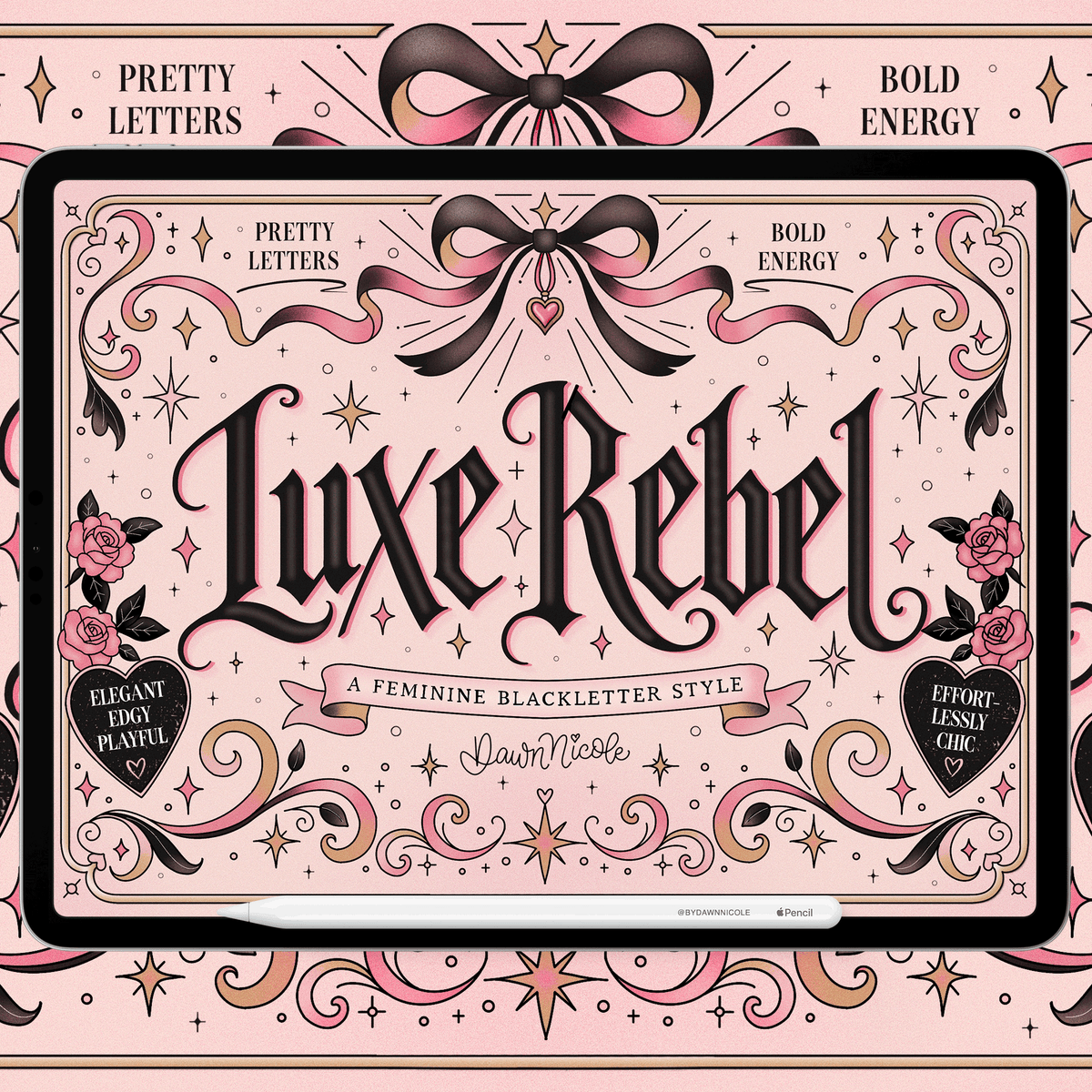 NEW! Luxe Rebel Lettering Style Workbook