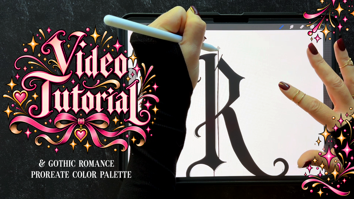 NEW! Luxe Rebel Lettering Style Workbook