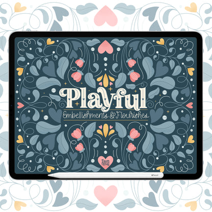 NEW! Playful Embellishments Stamp Kit for Procreate