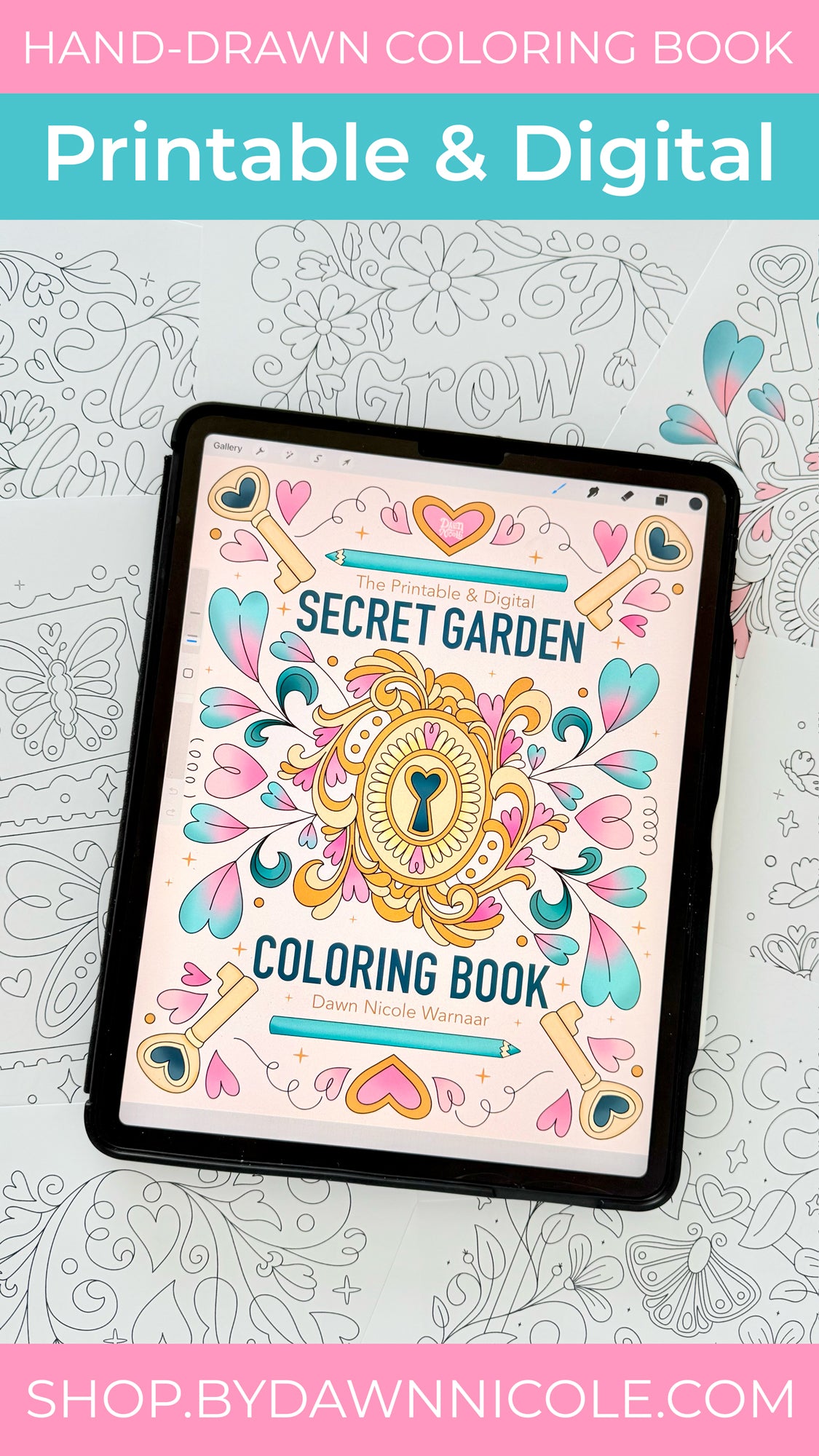 NEW! Secret Garden Coloring Book