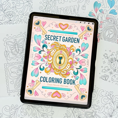 NEW! Secret Garden Coloring Book