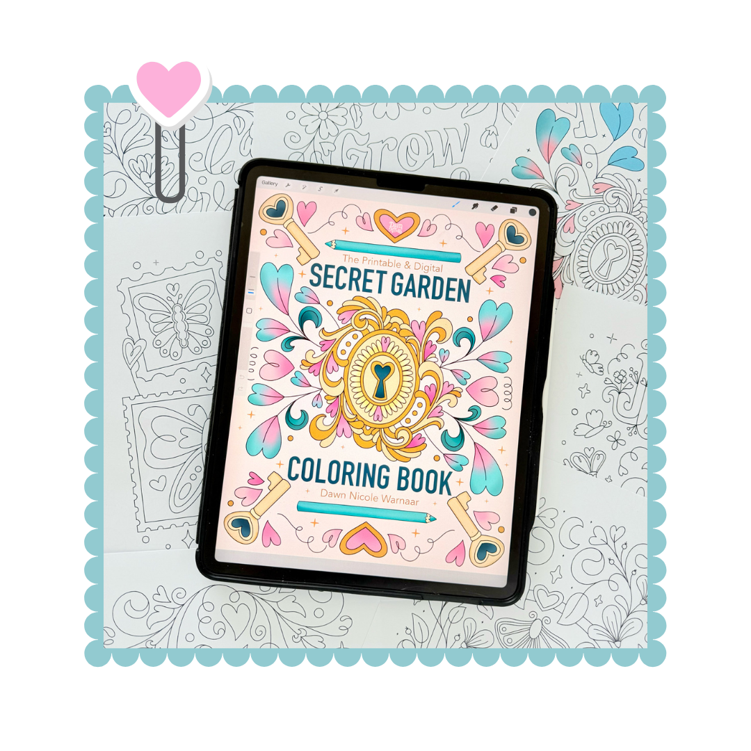 NEW! Secret Garden Coloring Book