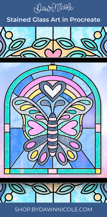 Stained Glass Art in Procreate - ON SALE!
