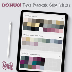 NEW! Stardust Stamp + Brush Kit for Procreate