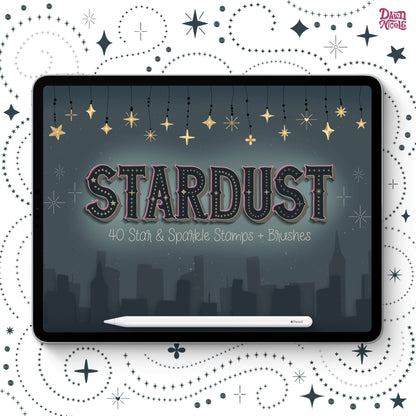 Stardust Stamp + Brush Kit for Procreate