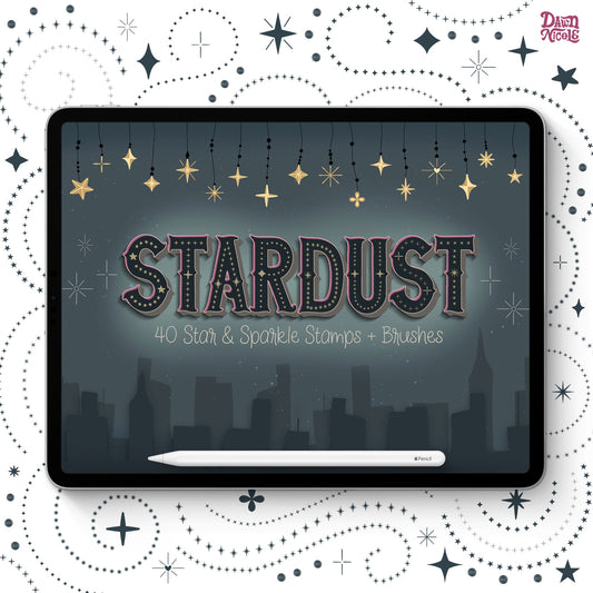 Stardust Stamp + Brush Kit for Procreate