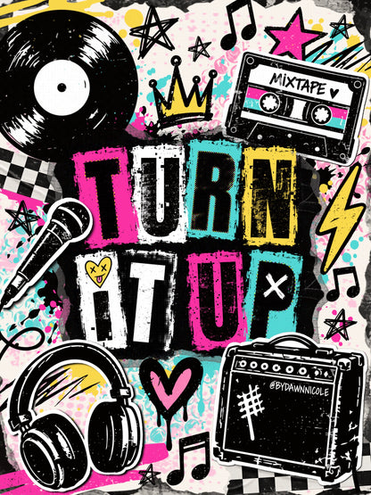 NEW! Pop Punk Digital Collage Kit for Procreate