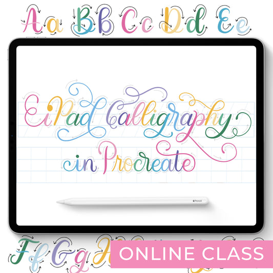iPad Calligraphy in Procreate