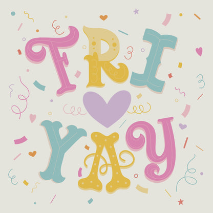 Confetti Lettering Art + Animation in Procreate