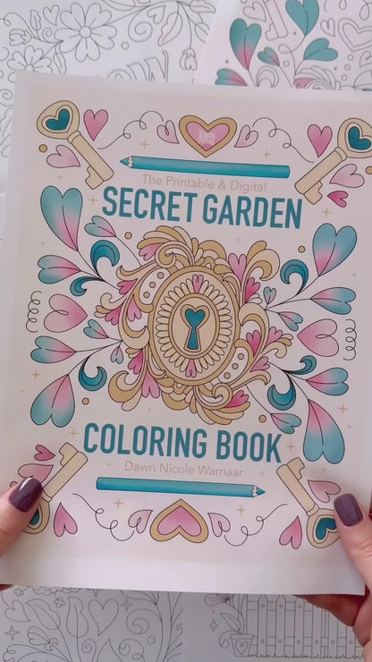 NEW! Secret Garden Coloring Book