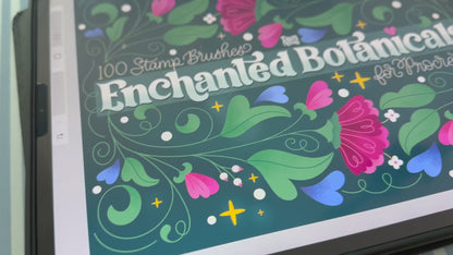 NEW! Enchanted Botanicals Stamp Kit for Procreate