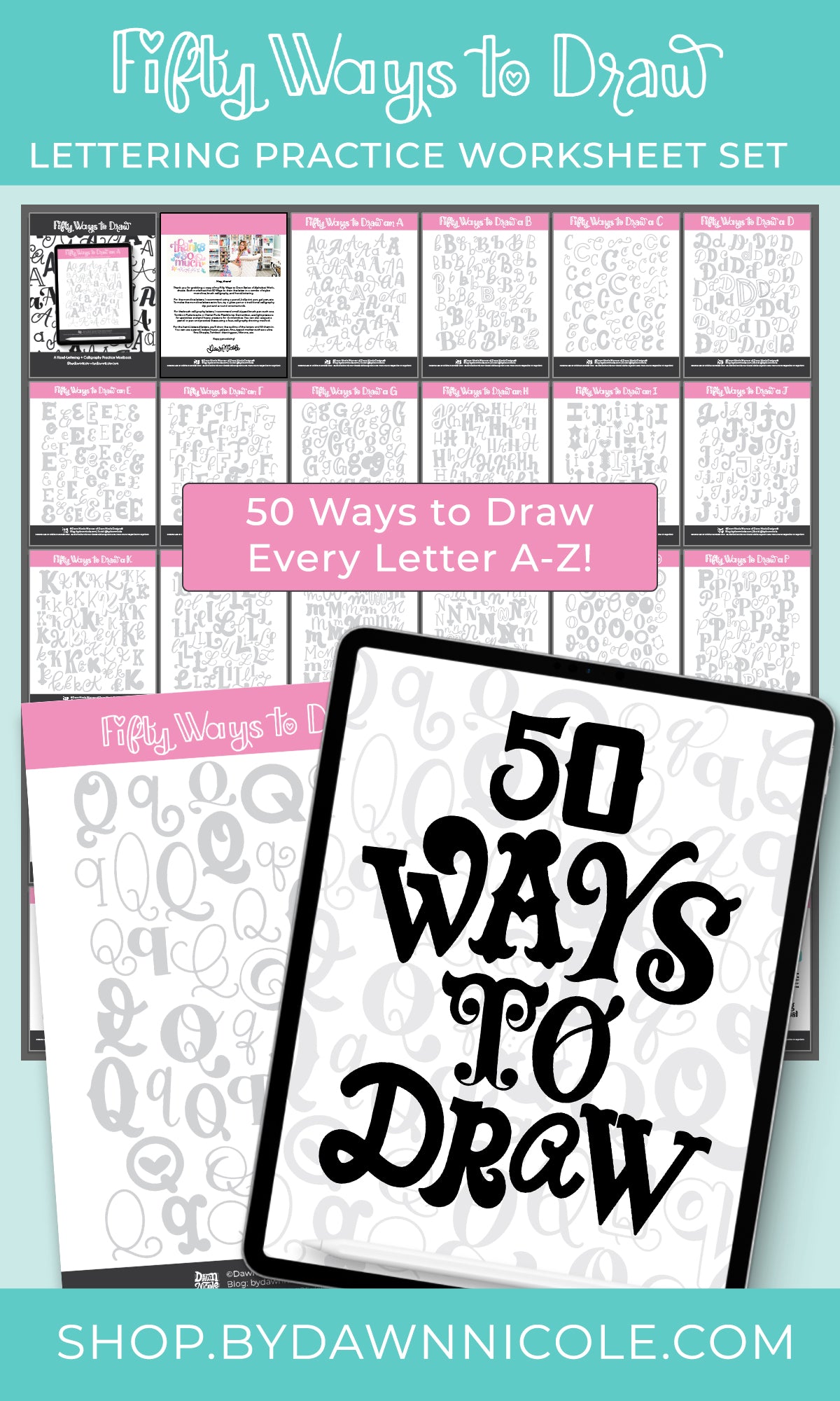 50 Ways to Draw Workbook (A to Z)