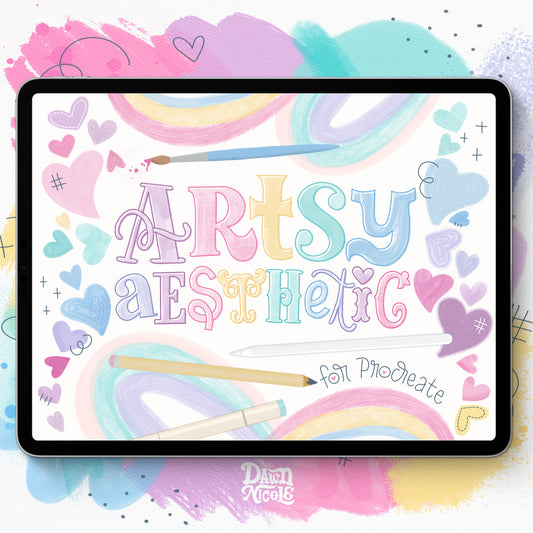 Artsy Aesthetic Brush Kit for Procreate