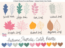 Fall Leaves Mini Stamp Kit for Procreate