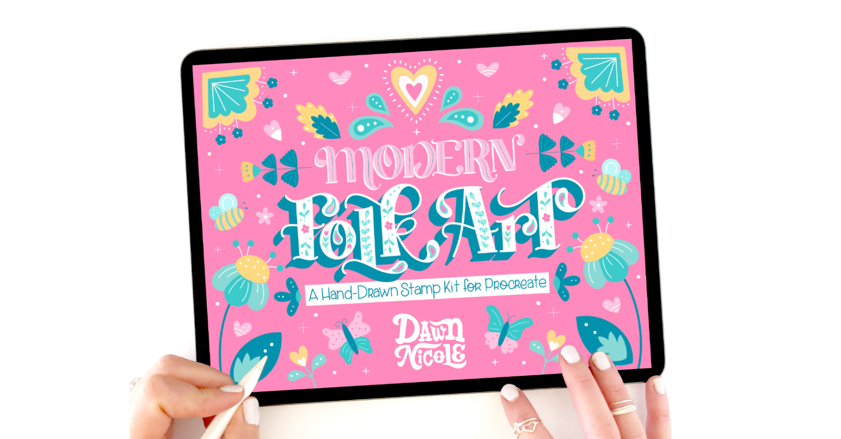 Procreate Lettering Made Easy Vol.4 Mega Pack 400 Stamps -  Sweden